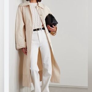 Nili Lotan Beige Samuel Trench Coat M